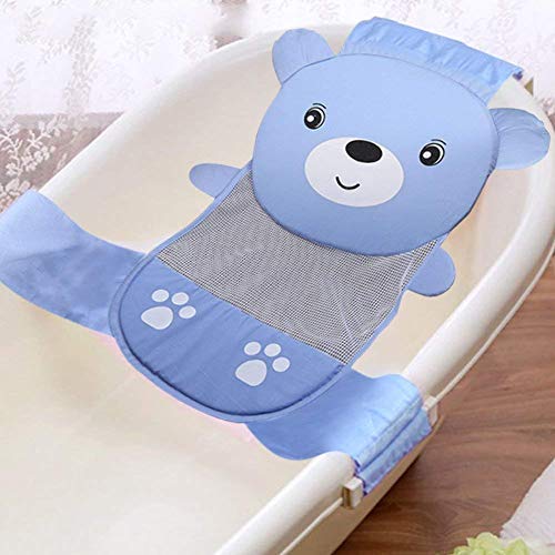 SYGA Cartoon Design Baby Bath Net_Blue