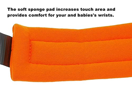 SYGA 2.5 Meter Anti Lost Safety Wrist Bracelet for Baby Child,with Extra Long Harness Strap Walking Hand Belt(Orange)