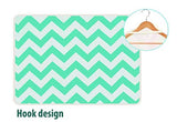 SYGA Baby 1 Piece Small Waterproof Bed Protector Dry Sheet,Washable Reusable Bed Protector_Cyan Waves
