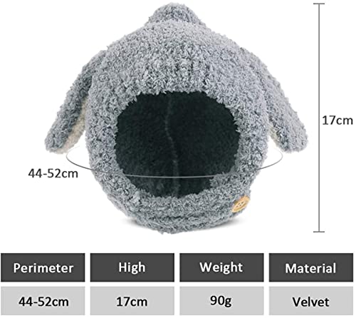 SYGA Baby Hats for Spring Winter, Cute Rabbit Ears Head Hooded for Kids Babies for 1-3 Years