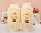 SYGA Bear Design Soft Baby Knee Pad (Yellow)
