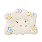 SYGA Baby Pillow Flat Head Breathable positioner Support pad Prevent Pillow for Sleeping 0-12 Months Yellow