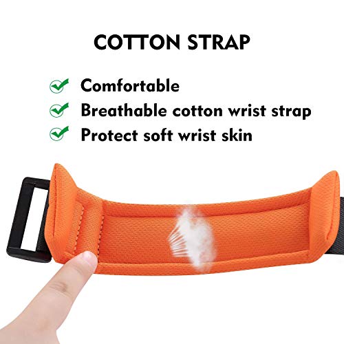 SYGA 2.5 Meter Anti Lost Safety Wrist Bracelet for Baby Child,with Extra Long Harness Strap Walking Hand Belt(Orange)
