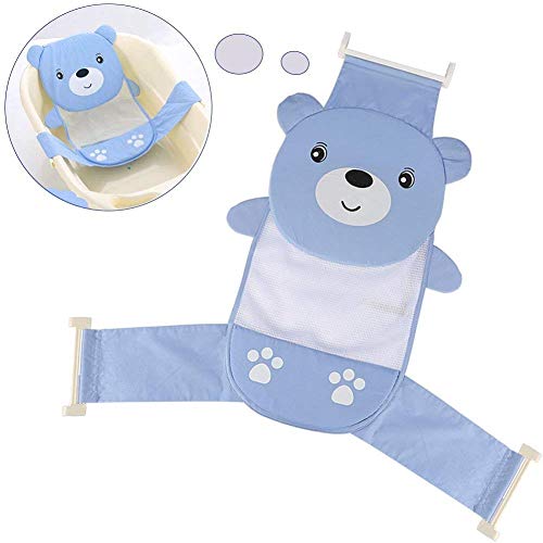 SYGA Cartoon Design Baby Bath Net_Blue