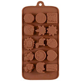 SYGA 15-Cavity Cute Animal Shap Chocolate Silicon Mould Candy Mould