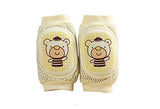 SYGA Bear Design Soft Baby Knee Pad (Yellow)