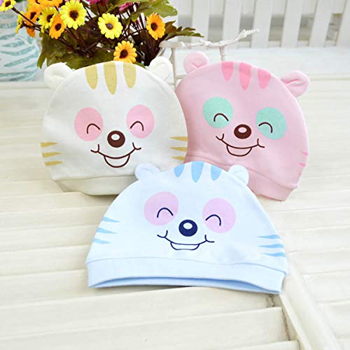 SYGA 1 Piece Small Eye Design Baby Cotton Sleep Cap_Pink