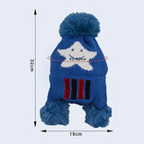 SYGA Baby Hats for Spring Winter, Woolen Pom Pom Plain Printed Caps for Kids Babies for 1-3 Years