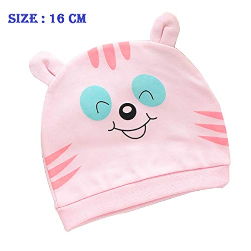 SYGA 1 Piece Small Eye Design Baby Cotton Sleep Cap_Pink