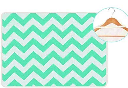 SYGA Baby 1 Piece Small Waterproof Bed Protector Dry Sheet,Washable Reusable Bed Protector_Cyan Waves