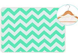 SYGA Baby 1 Piece Small Waterproof Bed Protector Dry Sheet,Washable Reusable Bed Protector_Cyan Waves