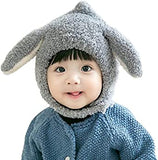 SYGA Baby Hats for Spring Winter, Cute Rabbit Ears Head Hooded for Kids Babies for 1-3 Years