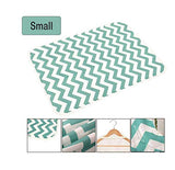 SYGA Baby 1 Piece Small Waterproof Bed Protector Dry Sheet,Washable Reusable Bed Protector_Cyan Waves