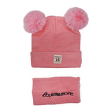 SYGA Baby Knit Hat Scarf Set Toddler Girls Boys Winter Pom Pom Cap Neck Warmer