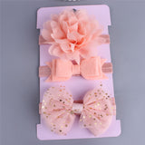 Children's hairband set European and American baby bow headband baby hairpin headband baby gift headdress wholesale