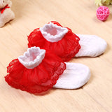 Autumn and winter new girls' socks Korean version colorful fashion lace socks baby baby socks cotton children's socks