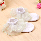 Autumn and winter new girls' socks Korean version colorful fashion lace socks baby baby socks cotton children's socks