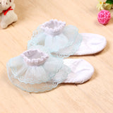 Autumn and winter new girls' socks Korean version colorful fashion lace socks baby baby socks cotton children's socks