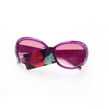 Wholesale fashion new ladies sunglasses large frame trend toad mirror sunglasses street stall night market running rivers and lakes
