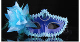 1 Halloween mask adult party sexy side flower half face children's princess props temperament