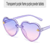 Transparent purple frame purple powder / as shown in the picture