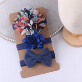 Children's cross-border European and American baby hair band set flower hair accessories infant headband hairpin headwear wholesale