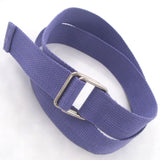 Fashion Hot Sale Square Double Ring Buckle Canvas Women's Belt For Kids Universal Woven Cloth Belt