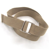 Fashion Hot Sale Square Double Ring Buckle Canvas Women's Belt For Kids Universal Woven Cloth Belt