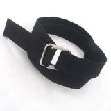 Fashion Hot Sale Square Double Ring Buckle Canvas Women's Belt For Kids Universal Woven Cloth Belt