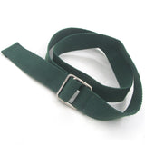 Fashion Hot Sale Square Double Ring Buckle Canvas Women's Belt For Kids Universal Woven Cloth Belt