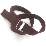 Fashion Hot Sale Square Double Ring Buckle Canvas Women's Belt For Kids Universal Woven Cloth Belt