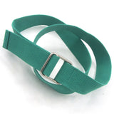 Fashion Hot Sale Square Double Ring Buckle Canvas Women's Belt For Kids Universal Woven Cloth Belt
