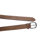 European and American denim style Girl's stretch resistant elastic pin buckle rectangular belt belt