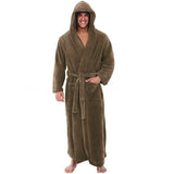 2020 European and American Amazon hot style autumn and winter large size super lengthened bathrobe long-sleeved nightgown a large number of spot
