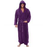 2020 European and American Amazon hot style autumn and winter large size super lengthened bathrobe long-sleeved nightgown a large number of spot