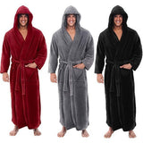 2020 European and American Amazon hot style autumn and winter large size super lengthened bathrobe long-sleeved nightgown a large number of spot