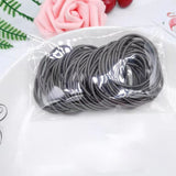 European, American and Korean Version Simple Seamless Rubber Band Women's Hair Rope High Elastic Hair Ring Hair Accessories Head Rope Manufactor Wholesale