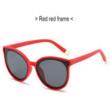 Children's Sunglasses Boys and Girls Cute Baby UV Sunglasses Silicone Frame Polarized Sunglasses Kids Glasses