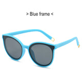Children's Sunglasses Boys and Girls Cute Baby UV Sunglasses Silicone Frame Polarized Sunglasses Kids Glasses