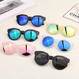 New Wholesale Luminous Sunglasses Children's Mirror Sunglasses Cute Korean Version Trendy Kids Glasses Male and Female Baby Sunglasses