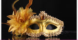 1 Halloween mask adult party sexy side flower half face children's princess props temperament