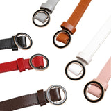 2020 new Korean version fashion decoration simple all-match Korean thin belt factory direct sales non-porous round buckle student belt