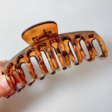 Oversized Back of the Head Flower Hair Claw Clip Korean Style Hair Accessories Temperament Plastic Claw Clip 13cm Hot Selling