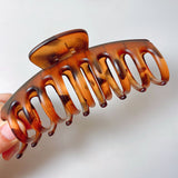 Oversized Back of the Head Flower Hair Claw Clip Korean Style Hair Accessories Temperament Plastic Claw Clip 13cm Hot Selling