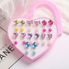 Rhinestone earring set