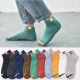 Socks men's socks spring and summer men's cotton maple leaf boat socks sweat-absorbing breathable low cut shallow mouth socks