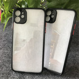 Acrylic fine hole eye protection multi-color frame mobile phone case for iphone 11 can be used for glue