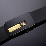 Paul Belt Men's Genuine Leather Toothless Buckle Zodiac Pure Cowhide Business Belt Versatile Young Trendy Casual Belt