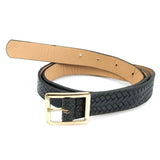 Fashion women's woven pattern PU leather pin buckle belt, casual and versatile decorative skirt women's belt manufacturer
