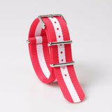 Nylon Watch Strap High Quality Intercolor Fashion Braided Nylon Watch Strap Pin Buckle Watch Strap Watch Accessories All Sizes Wholesale